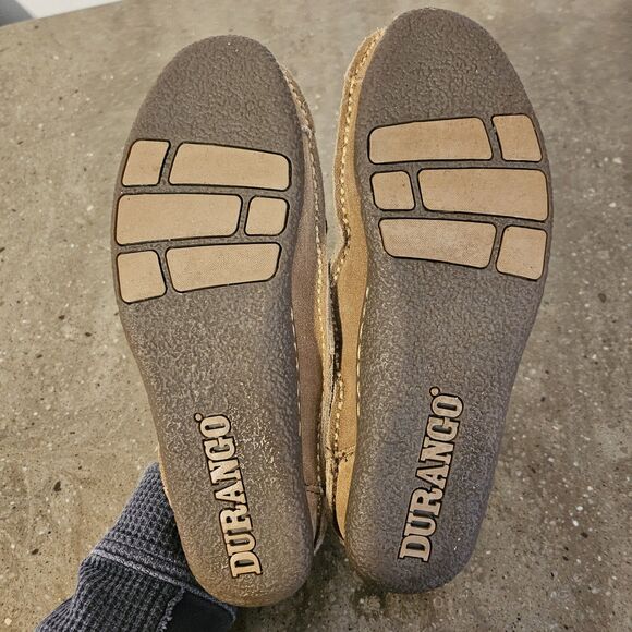 Durango Santa Fe Women's Suede Leather Moccasin Sz 7m  Fringe Studded  DCRD095 - Picture 7 of 9